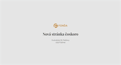 Desktop Screenshot of fonda.sk