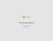 Tablet Screenshot of fonda.sk